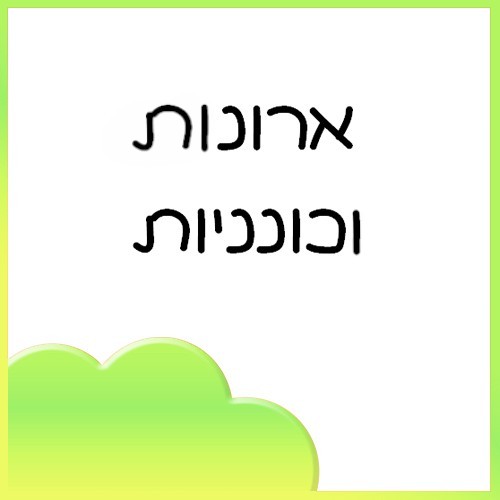 ארוניות וכונניות
